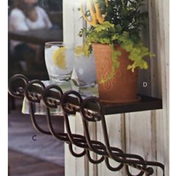Southern Living At Home Other - Southern Living at Home (discont) Galveston wrought iron inside/outside shelf